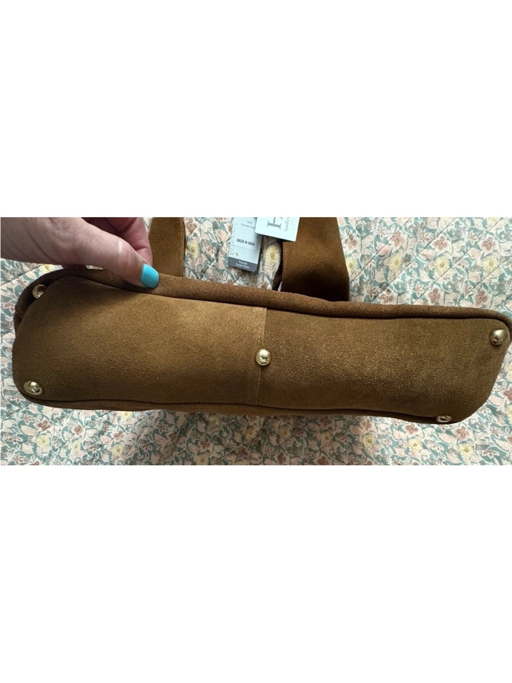 Haute Hippie Brown Suede Shoulder Bag - Picture 4 of 9
